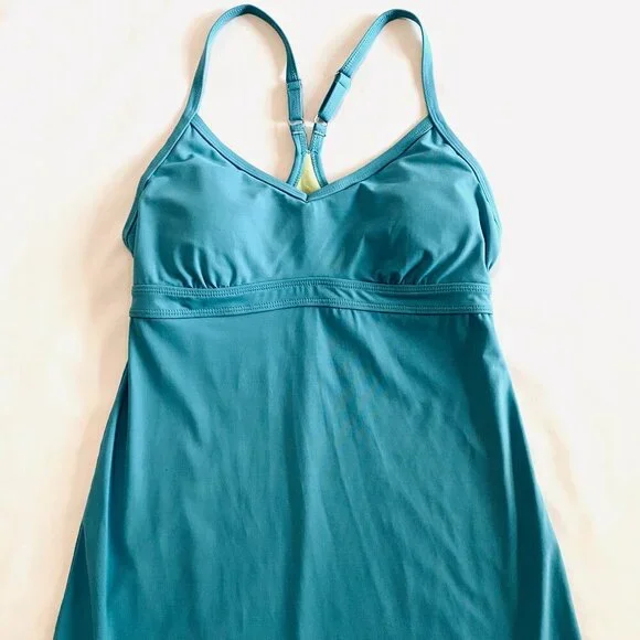 Athleta sport dress Women's Extra Small aqua teal stretch sport athleisure - Picture 3 of 10